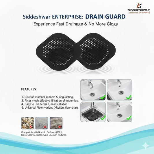 Drain Guard Suction With Cup (Pack of 2)