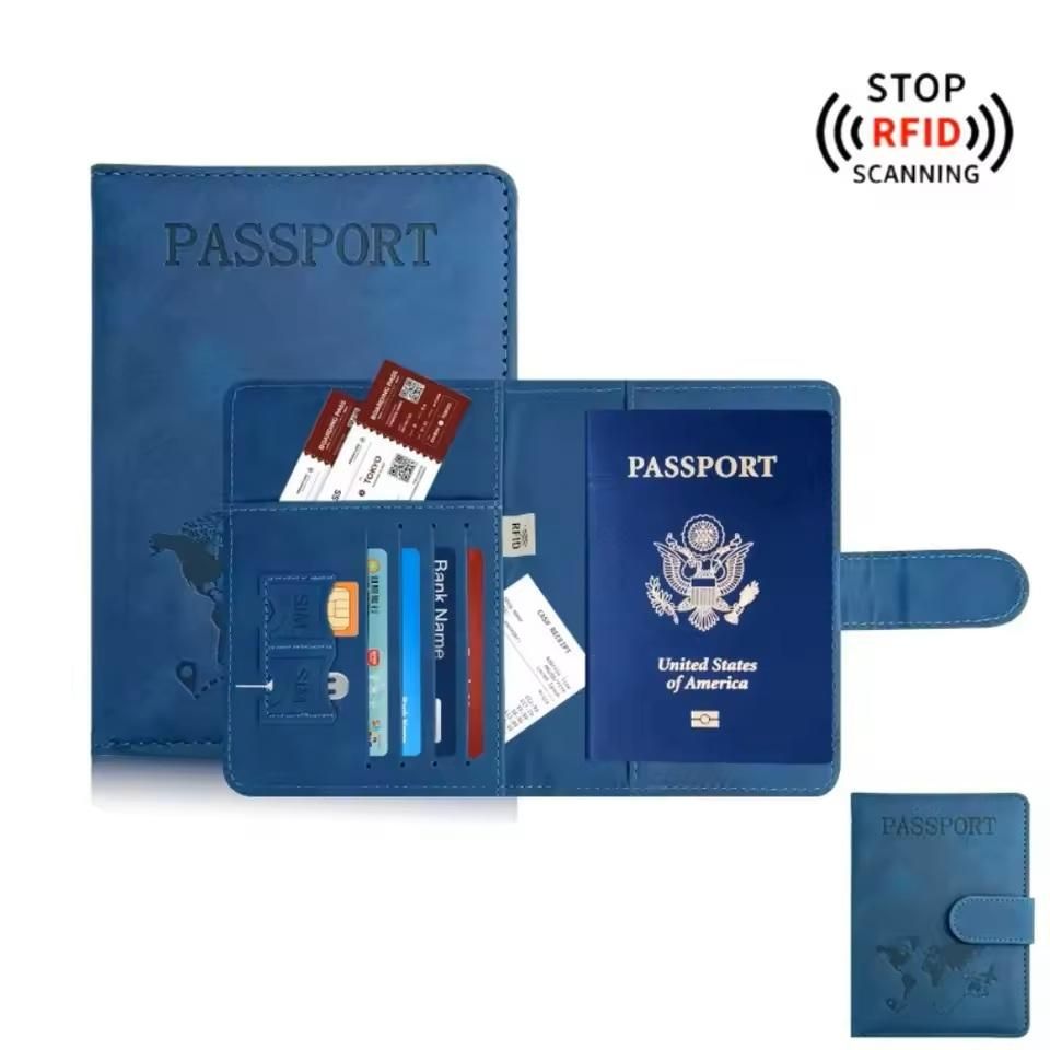 Passport Cover & Metal Card Holder(Combo)